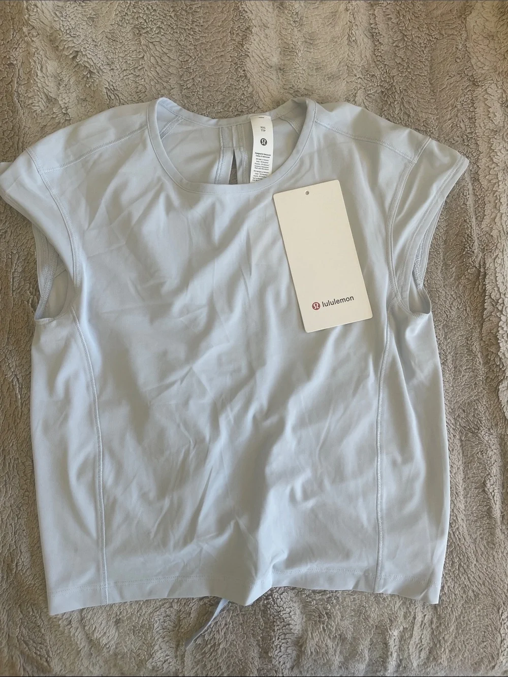Lululemon Cinch-Back Short-Sleeve Shirt XXS NWT